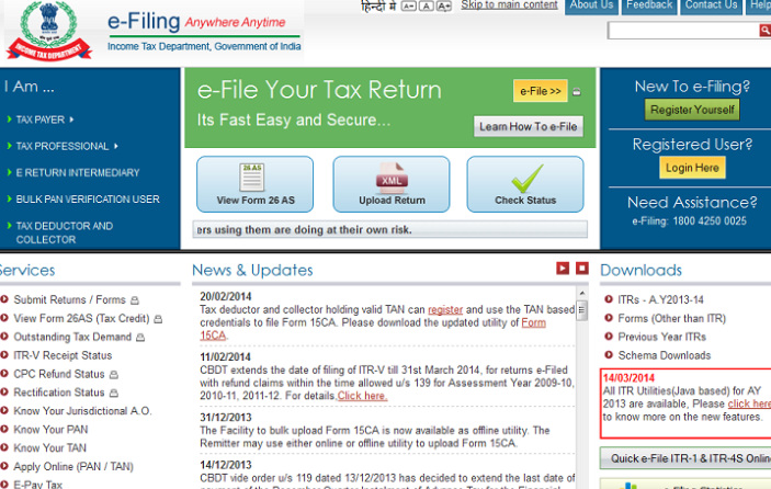 How To Use Income Tax India Website Effectively