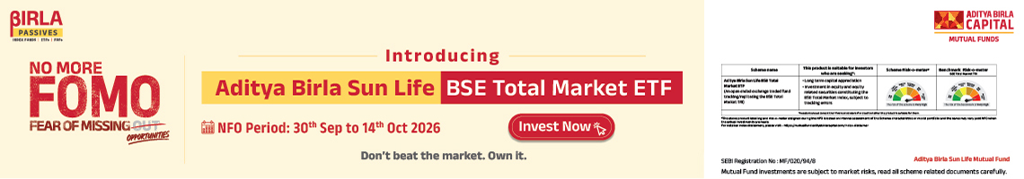 ABSL MF BSE Total Market ETF NFO 1140x200
