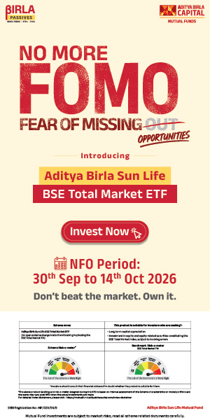 ABSL MF BSE Total Market ETF NFO 300x600