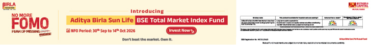 ABSL MF BSE Total Market Index Fund NFO 728x90