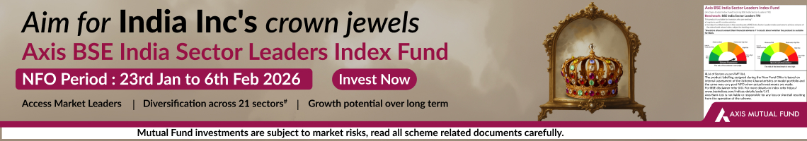 Axis BSE India Sector Leaders Index Fund NFO 1140x200