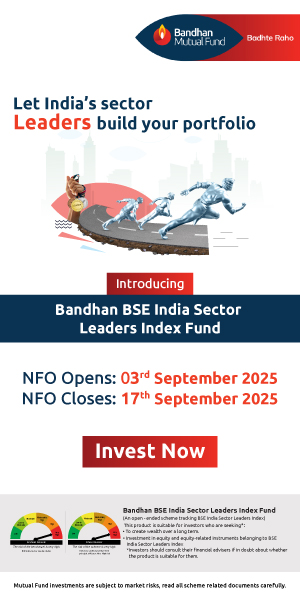 Bandhan BSE India Sector Leaders Index Fund NFO New 300x600