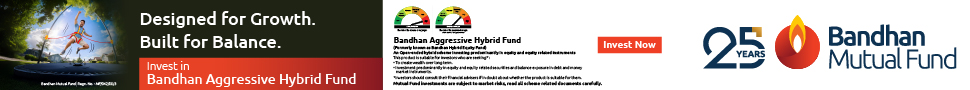 Bandhan MF Aggressive Hybrid Fund 970x90