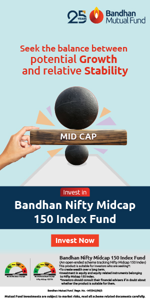 Bandhan MF Nifty Midcap150 Index Fund 300x600