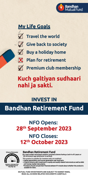 Bandhan MF Retirement Fund NFO 300x600