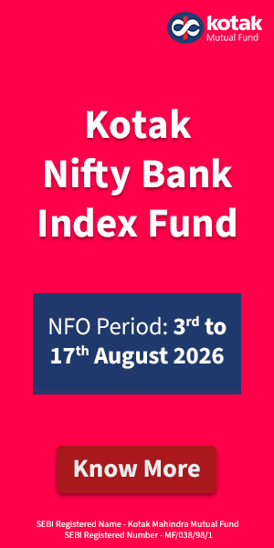 Kotak Nifty Bank Index Fund NFO 300x600