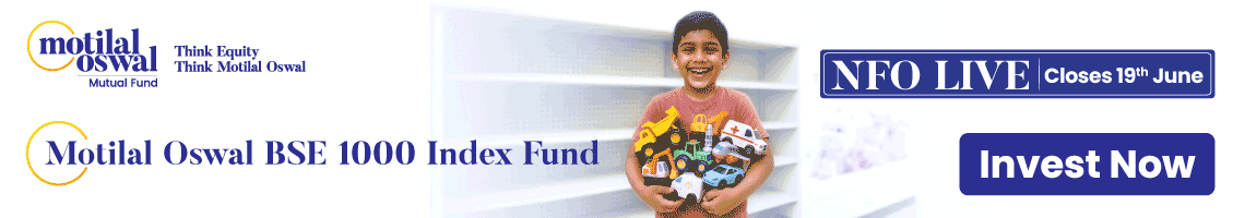 Motilal Oswal MF BSE 1000 Index Fund NFO 1140x200