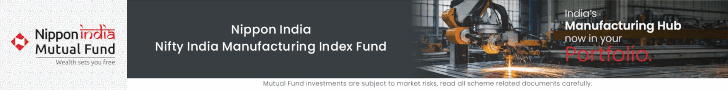 Nippon Nifty India Manufacturing Index Fund NFO 728x90