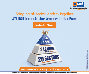 UTI BSE India Sector Leaders Index Fund NFO 300x250