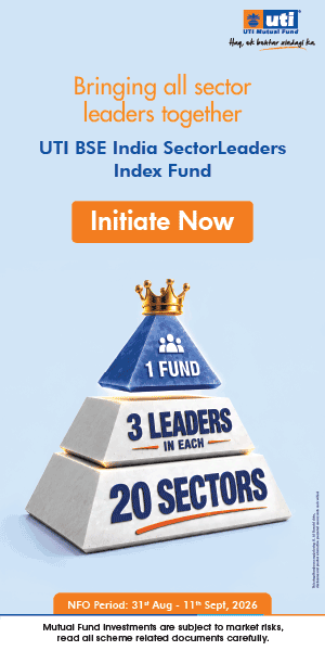 UTI BSE India Sector Leaders Index Fund NFO 300x600