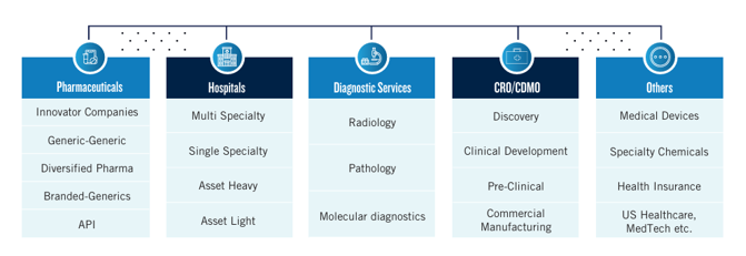 Each sub-segment in healthcare features distinct business models with unique economic characteristics Each sub-segment in healthcare features distinct business models with unique economic characteristics