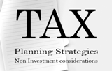 Tax Planning Strategies article in Advisorkhoj - Non Investment considerations in Tax Planning