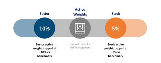 The fund managers adopt a disciplined risk management framework that ensures controlled portfolio positioning