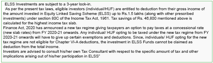 ELSS Funds performance ELSS Funds performance