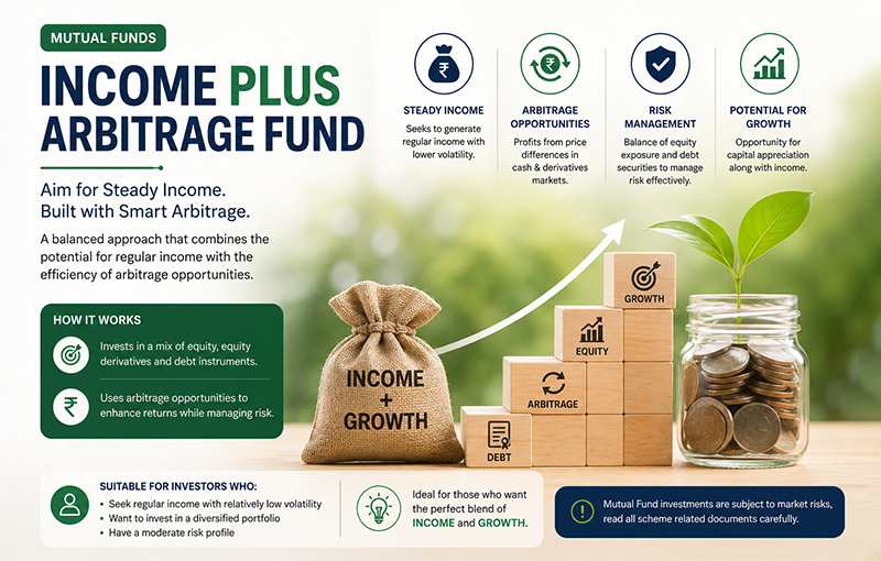 Article in Advisorkhoj - Nippon India Income Plus Arbitrage Omni Fund of Fund: Triple benefit of risk adjusted returns lower volatility and tax efficiency