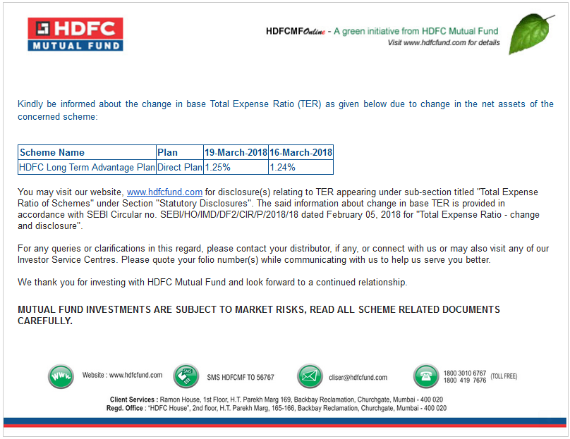 HDFC Long Term Advantage Plan