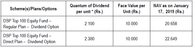 DSP Top 100 Equity Fund
