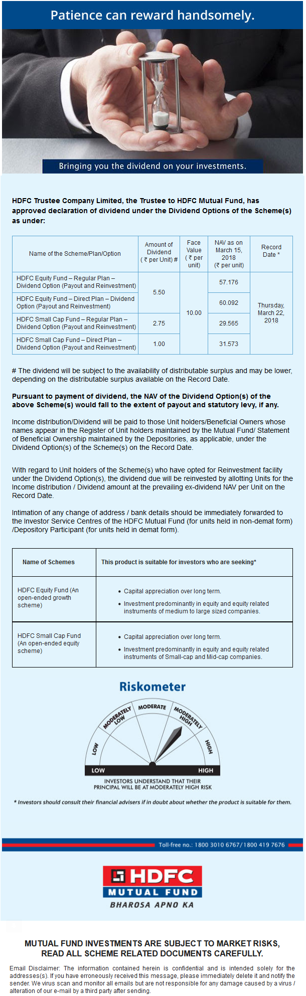 HDFC Equity Fund and HDFC Small Cap Fund