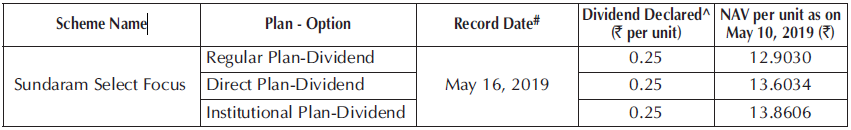 Sundaram Select Focus Sundaram Select Focus