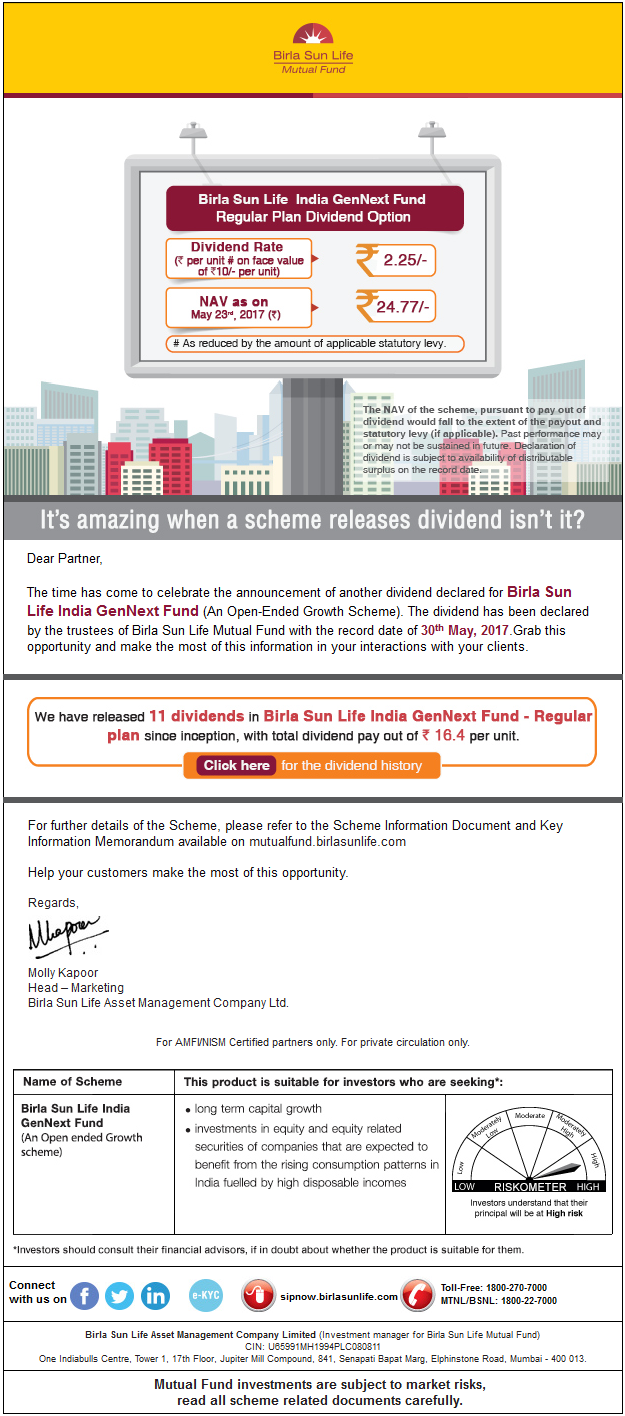 Birla Sun Life India GenNext Fund