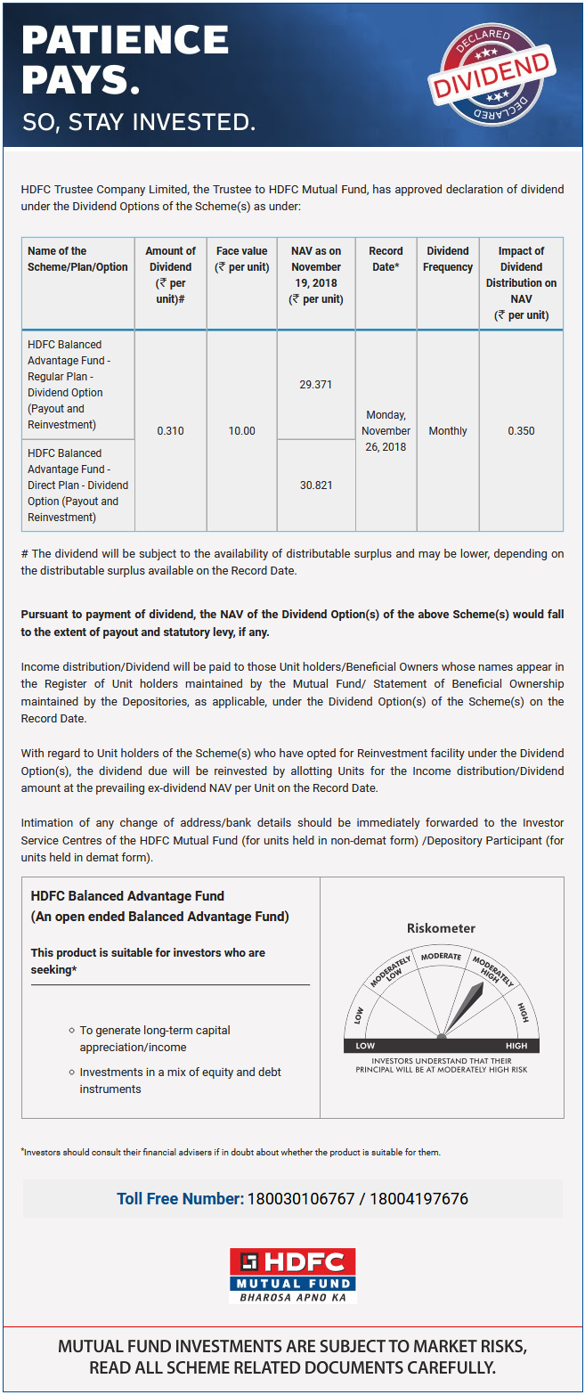 HDFC Balanced Advantage Fund