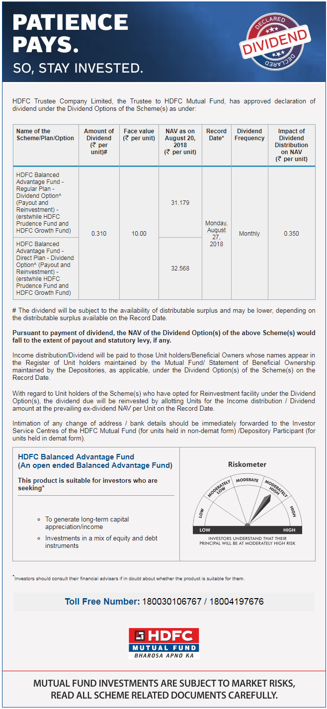 HDFC Balanced Advantage Fund