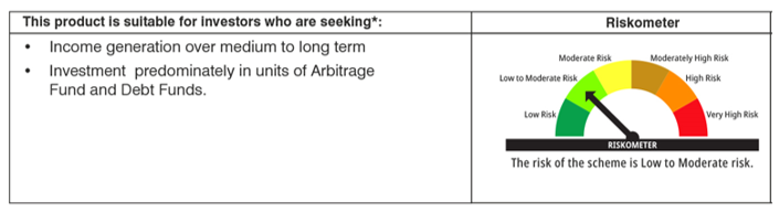 An open-ended FoF investing in units of Arbitrage and Debt Oriented Schemes