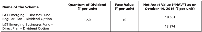 L&T Emerging Business Fund L&T Emerging Business Fund